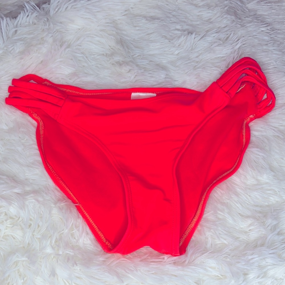 Xhilaration Coral Orange Bikini Swim Bottoms Size X-Small